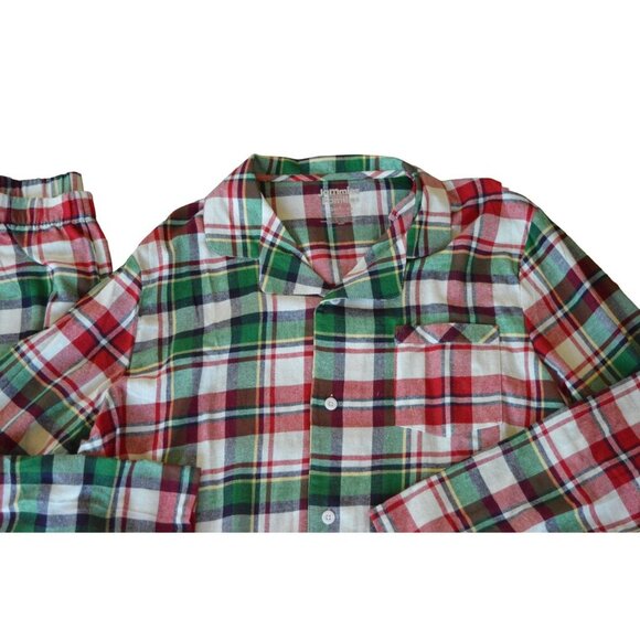 Jammies For Your Families Holiday Plaid Red Green Pajama Set Men's 2XL - Picture 4 of 6